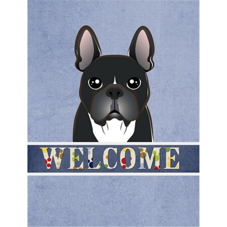 Carolines Treasures French Bulldog Welcome Flag Canvas House Size BB1413CHF